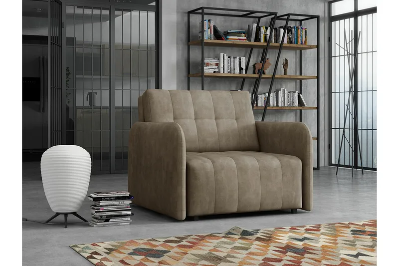 Denegal Bäddfåtölj Brown/Beige - Möbler - Vardagsrum - Fåtöljer - Bäddfåtöljer