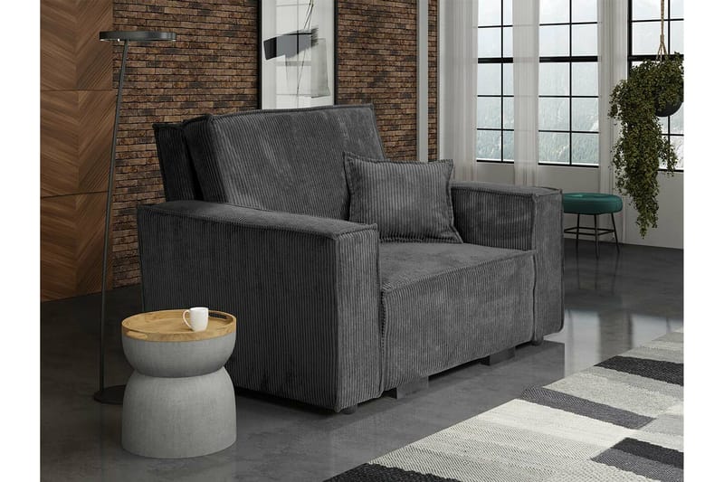Denegal Bäddfåtölj NO_BRAND Dark grey - Möbler - Vardagsrum - Fåtöljer - Bäddfåtöljer