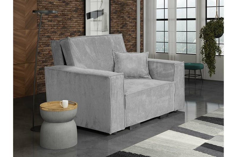 Denegal Bäddfåtölj NO_BRAND Light grey/Dark grey - Möbler - Vardagsrum - Fåtöljer - Bäddfåtöljer