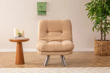 Kingaroy Bäddfåtölj 110x70 cm - Beige - Möbler - Vardagsrum - Fåtöljer - Bäddfåtöljer