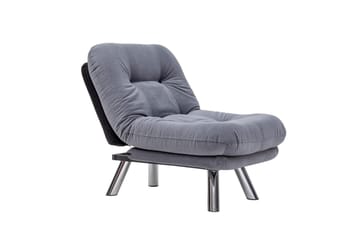 Kingaroy Bäddfåtölj 110x70 cm - Grå - Möbler - Vardagsrum - Fåtöljer - Bäddfåtöljer