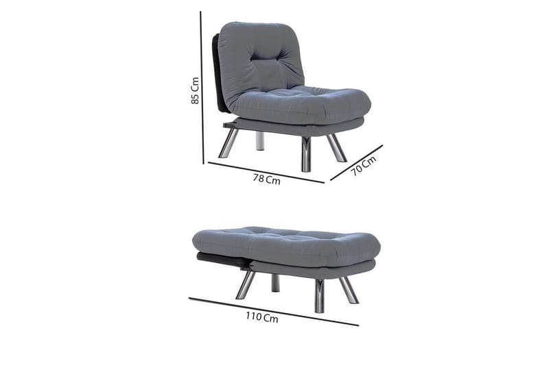 Kingaroy Bäddfåtölj - Ljusbrun - Möbler - Vardagsrum - Fåtöljer - Bäddfåtöljer