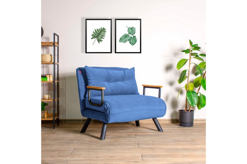 Palmerston Bäddfåtölj 175x60 cm Blå - Möbler - Vardagsrum - Fåtöljer - Bäddfåtöljer
