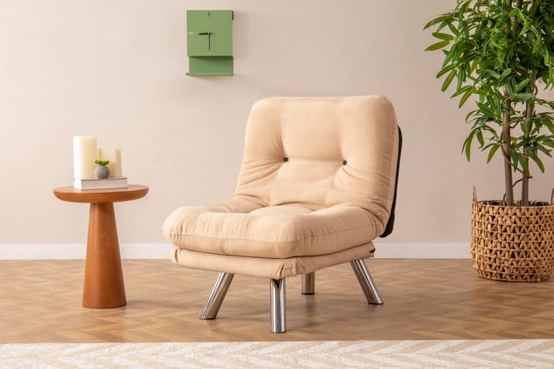 Sugarstown Bäddfåtölj 110x70 cm Beige - Möbler - Vardagsrum - Fåtöljer - Bäddfåtöljer