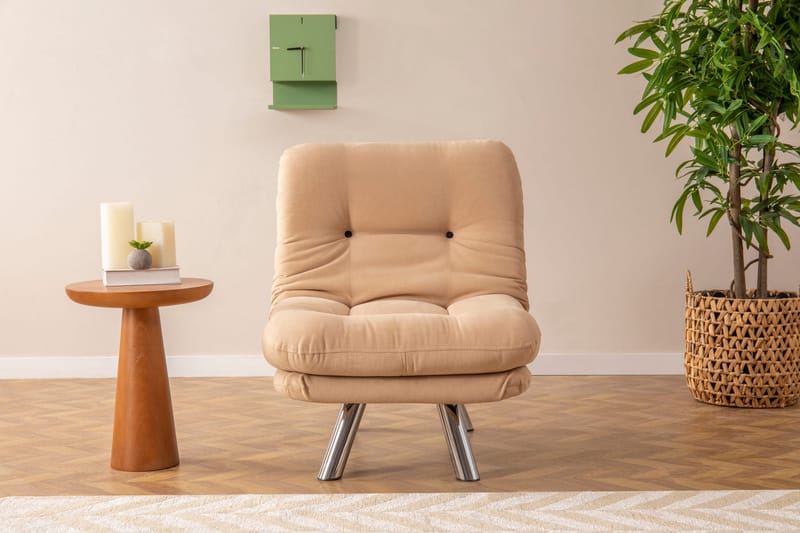 Sugarstown Bäddfåtölj 110x70 cm Beige - Möbler - Vardagsrum - Fåtöljer - Bäddfåtöljer
