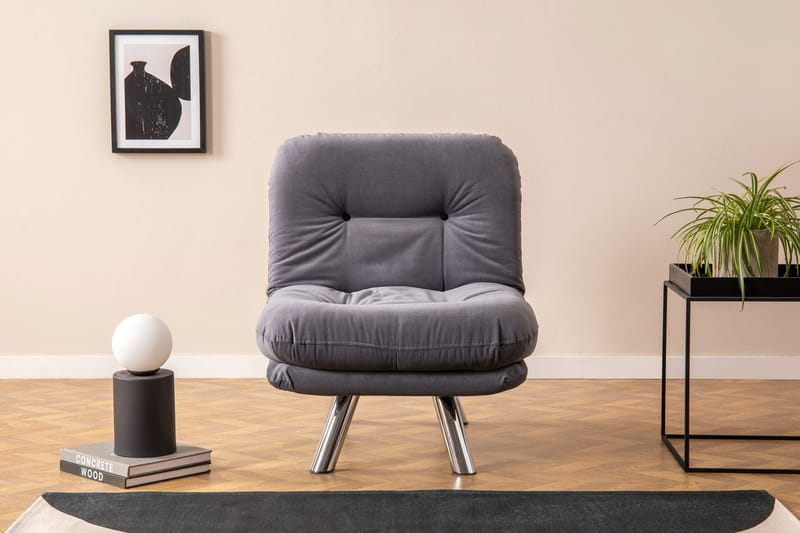Sugarstown Bäddfåtölj 110x70 cm Grå - Möbler - Vardagsrum - Fåtöljer - Bäddfåtöljer