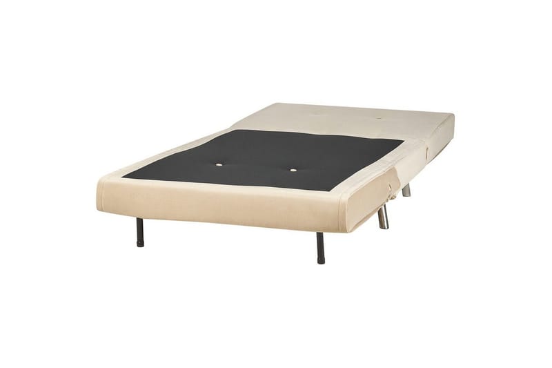 Bäddsoffa Farris - Beige, Silver - Möbler - Vardagsrum - Fåtöljer - Bäddfåtöljer