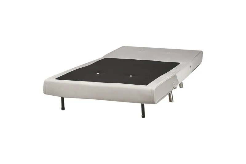 Bäddsoffa Farris - Grå, Silver - Möbler - Vardagsrum - Fåtöljer - Bäddfåtöljer