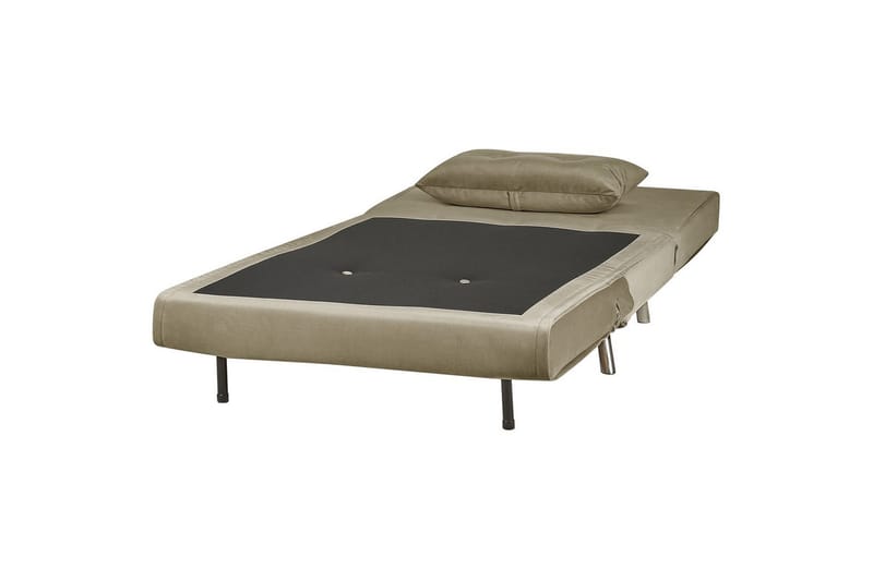 Bäddsoffa Farris - Grön, Silver - Möbler - Vardagsrum - Fåtöljer - Bäddfåtöljer