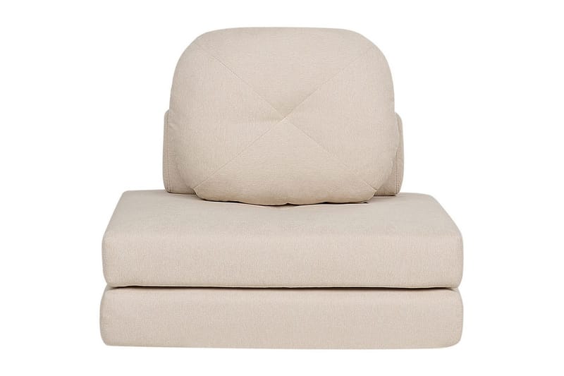 Bäddsoffa Olden, Beige/Polyester, 81x182 cm
