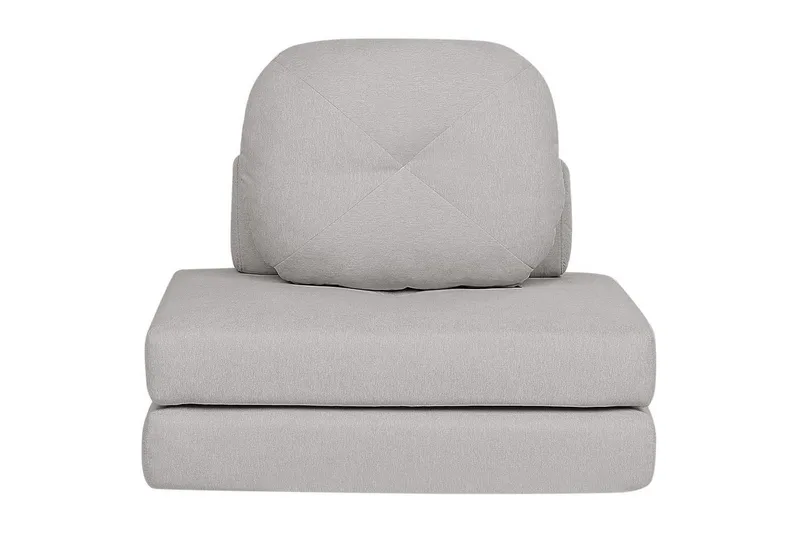 Bäddsoffa Olden, Grå/Polyester, 81x182 cm