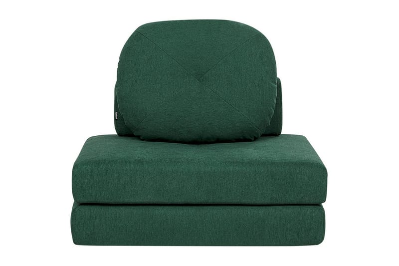 Bäddsoffa Olden, Grön/Polyester, 81x182 cm