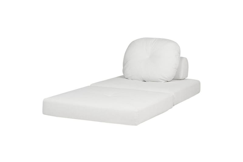 Bäddsoffa Olden - Vit/Manchestertyg, 81x182 cm - Möbler - Vardagsrum - Fåtöljer - Bäddfåtöljer