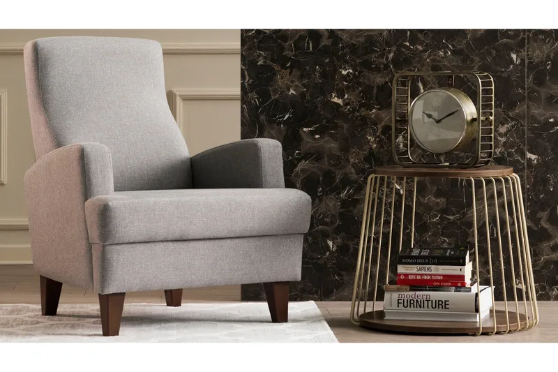 Balcabe Fåtölj - Ljusgrå - Möbler - Vardagsrum - Fåtöljer