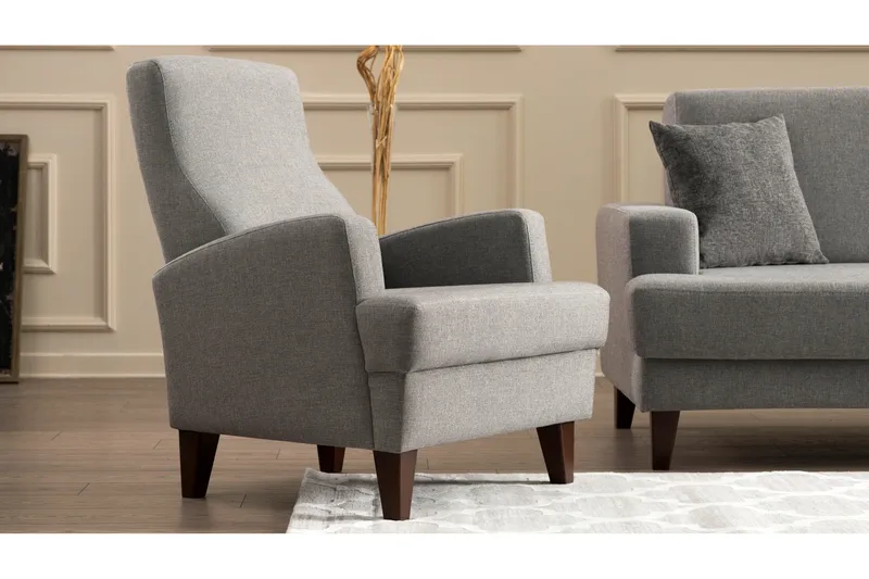 Balcabe Fåtölj - Ljusgrå - Möbler - Vardagsrum - Fåtöljer