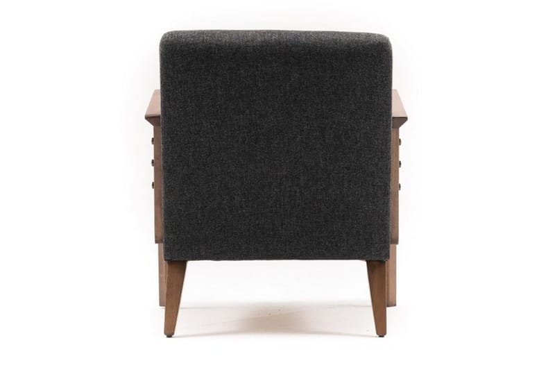 Barrion Fåtölj med Armstöd - Grå - Möbler - Vardagsrum - Fåtöljer