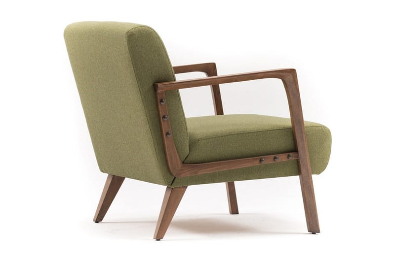 Barrion Fåtölj med Armstöd - Grön - Möbler - Vardagsrum - Fåtöljer