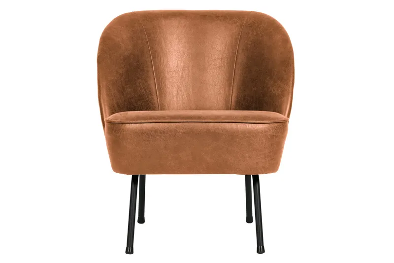 Bastien Skinnfåtölj - Brun - Möbler - Vardagsrum - Fåtöljer