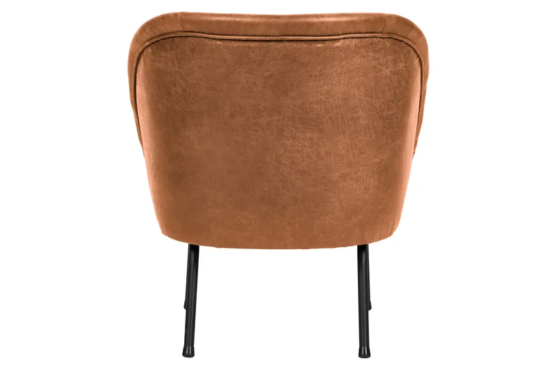 Bastien Skinnfåtölj - Brun - Möbler - Vardagsrum - Fåtöljer