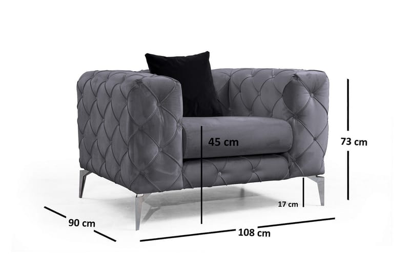 Beachport Fåtölj - Antracit - Möbler - Vardagsrum - Fåtöljer