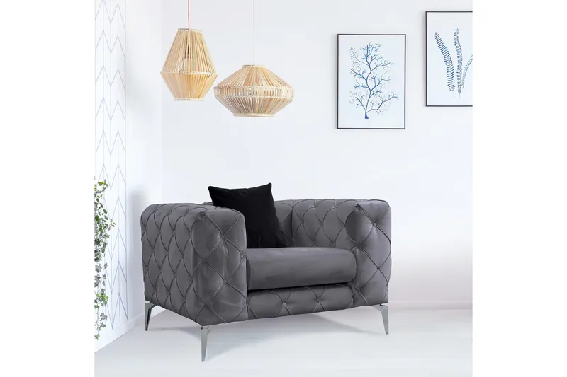 Beachport Fåtölj - Antracit - Möbler - Vardagsrum - Fåtöljer