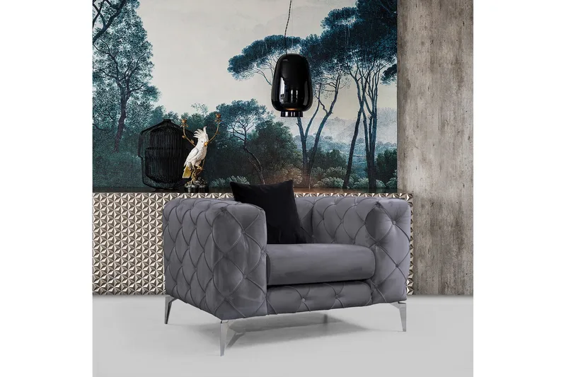 Beachport Fåtölj - Antracit - Möbler - Vardagsrum - Fåtöljer