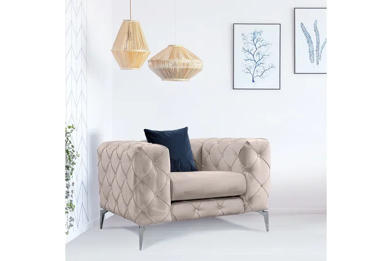 Beachport Fåtölj - Beige - Möbler - Vardagsrum - Fåtöljer