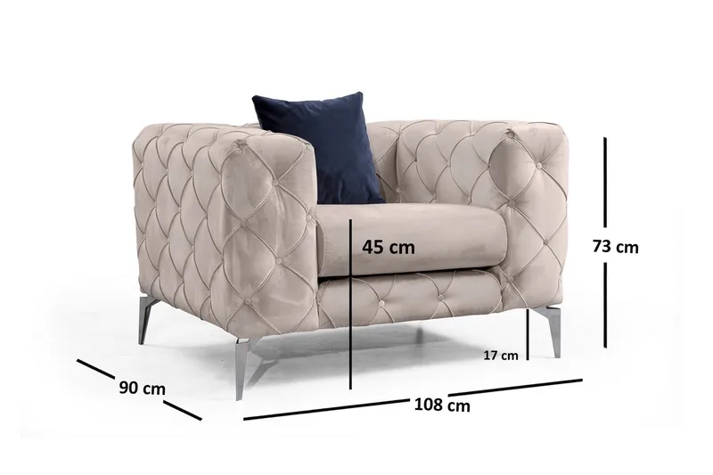 Beachport Fåtölj - Beige - Möbler - Vardagsrum - Fåtöljer