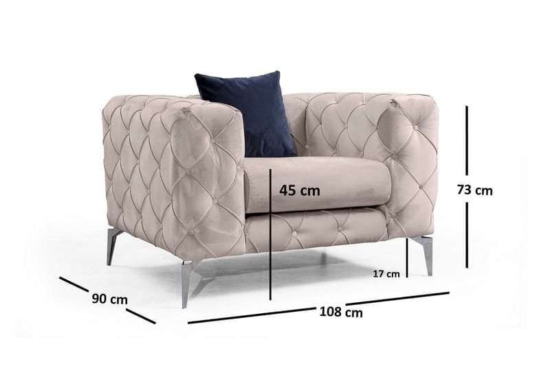 Beachport Fåtölj - Beige - Möbler - Vardagsrum - Fåtöljer