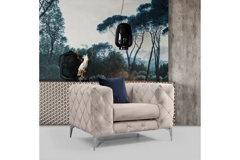 Beachport Fåtölj - Beige - Möbler - Vardagsrum - Fåtöljer