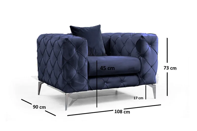 Beachport Fåtölj - Marinblå - Möbler - Vardagsrum - Fåtöljer