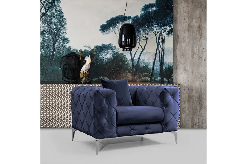 Beachport Fåtölj - Marinblå - Möbler - Vardagsrum - Fåtöljer