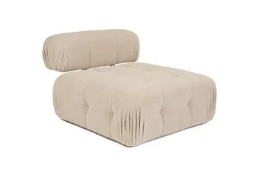 Belgin Mittmodul / Fåtölj med utfällbart ryggstöd - Peach - Möbler - Vardagsrum - Soffor - Modulsoffor - Mittmodul