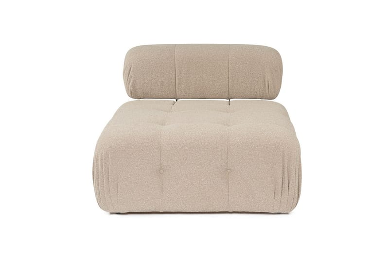 Belgin Mittmodul / Fåtölj med utfällbart ryggstöd - Peach - Möbler - Vardagsrum - Soffor - Modulsoffor - Mittmodul