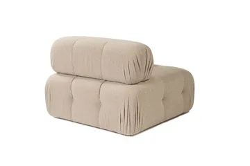 Belgin Mittmodul / Fåtölj med utfällbart ryggstöd - Peach - Möbler - Vardagsrum - Soffor - Modulsoffor - Mittmodul