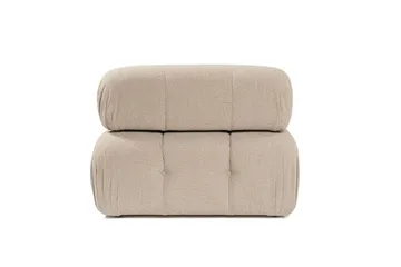 Belgin Mittmodul / Fåtölj med utfällbart ryggstöd - Peach - Möbler - Vardagsrum - Soffor - Modulsoffor - Mittmodul