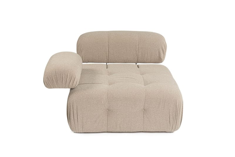 Belgin Vänstermodul / Fåtölj med utfällbara armstöd och ryggstöd - Peach - Möbler - Vardagsrum - Fåtöljer