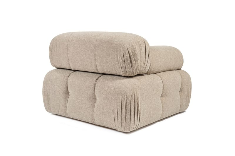 Belgin Vänstermodul / Fåtölj med utfällbara armstöd och ryggstöd - Peach - Möbler - Vardagsrum - Fåtöljer