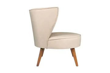 Biby Fåtölj med Armstöd - Beige - Möbler - Vardagsrum - Fåtöljer - Fåtölj utan armstöd