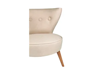 Biby Fåtölj med Armstöd - Beige - Möbler - Vardagsrum - Fåtöljer - Fåtölj utan armstöd
