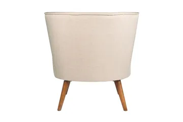 Biby Fåtölj med Armstöd - Beige - Möbler - Vardagsrum - Fåtöljer - Fåtölj utan armstöd