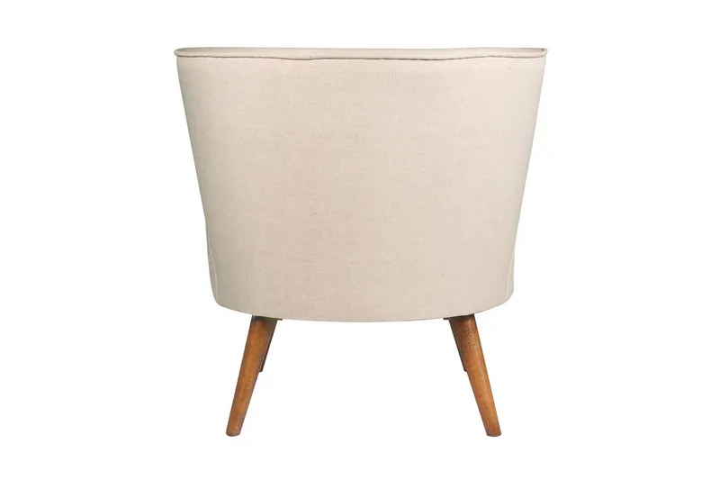 Biby Fåtölj med Armstöd - Beige - Möbler - Vardagsrum - Fåtöljer