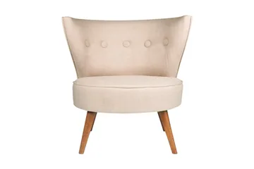 Biby Fåtölj med Armstöd - Beige - Möbler - Vardagsrum - Fåtöljer - Fåtölj utan armstöd