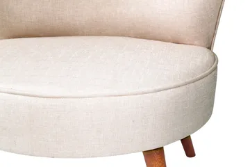 Biby Fåtölj med Armstöd - Beige - Möbler - Vardagsrum - Fåtöljer - Fåtölj utan armstöd