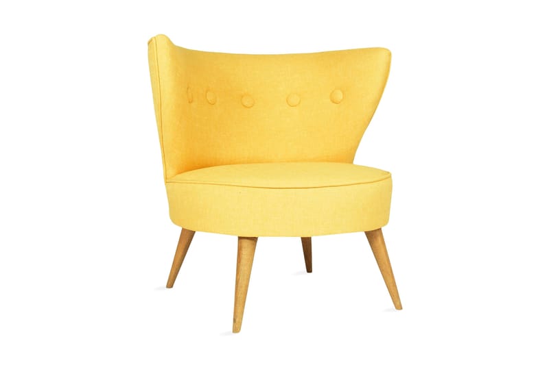 Biby Fåtölj med Armstöd, Gul