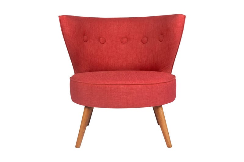 Biby Fåtölj med Armstöd - Röd - Möbler - Vardagsrum - Fåtöljer