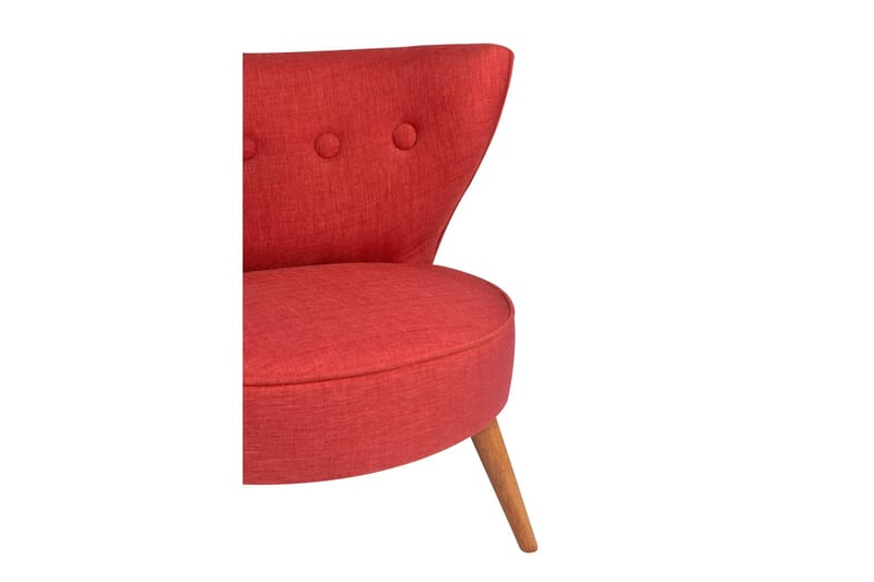 Biby Fåtölj med Armstöd - Röd - Möbler - Vardagsrum - Fåtöljer