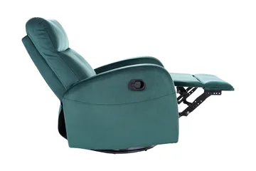 Athos Reclinerfåtölj Ställbar - Sammet/Grön - Möbler - Vardagsrum - Fåtöljer - Biofåtöljer & reclinerfåtöljer