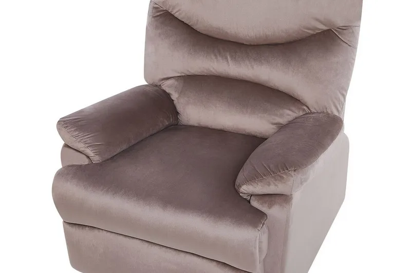 Ellov Fåtölj - Brungrå/Sammet - Möbler - Vardagsrum - Fåtöljer - Liggfåtöljer