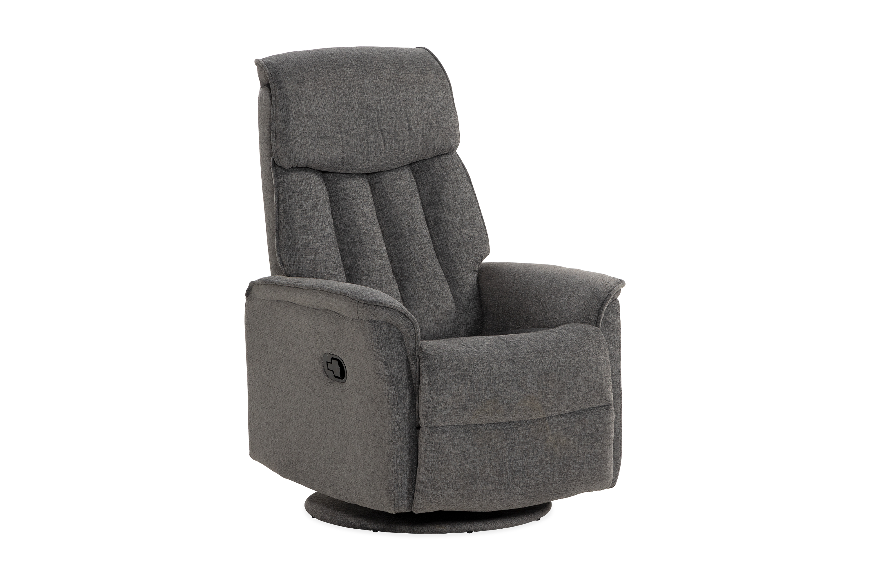 leander fåtölj snurr & gung tyg grå -